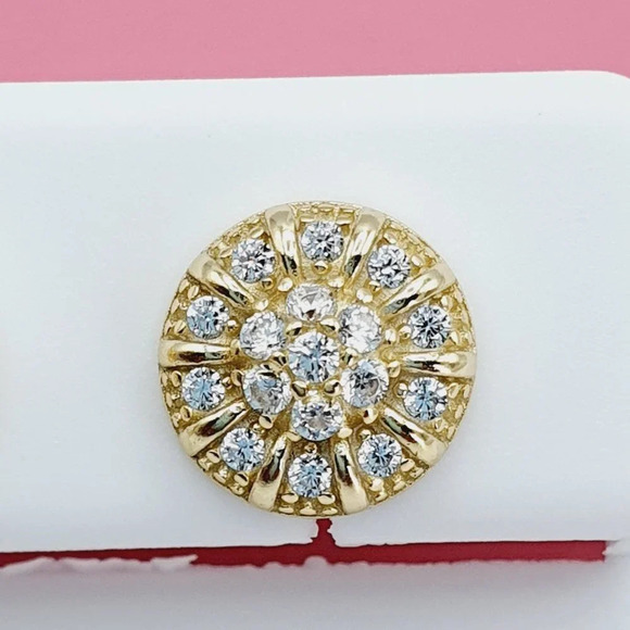 "925 Sterling Silver Cubic Zirconia Earrings, U19254621 - Picture 4 of 11